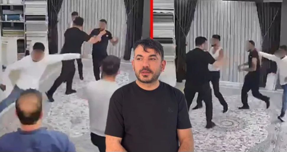 Esenyurt’ta korku dolu anlar! Bıçaklarla kovalanan adam perde dükkanına sığındı: Dakikalarca darp edildi!